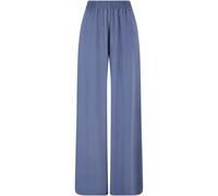 Urban Classics Pantaloni Viscosa A Gamba Larga Per Donne Fit Con Pieghe