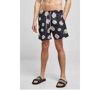 Urban Classics Pattern swim Shorts Midnightnavydaisy Taglia: S | Pantaloncini da bagno Outlet | Uomo | Blu