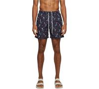 Urban Classics Pantaloncini da bagno con motivo Nero S Nero