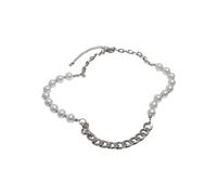 Urban Classics Pearl Various Chain Necklace, Collana, Unisex - Adulto, Argento (Silver), Taglia unica