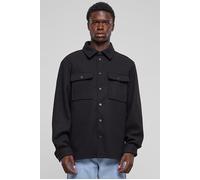 Urban Classics Plain Overshirt Giacca, Black, XL Uomo