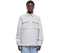 Urban Classics Plain Overshirt Giacca, Lightasphalt, XXXXXL Uomo