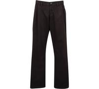 Urban Classics Plissettato Twill Pantaloni Uomo Cotone Loose Fit Dritto Gamba