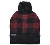 Urban Classics Pom Beanie, Berretto Unisex - Adulto, Black/Red,