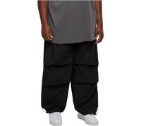 Urban Classics Popline Parachute Trousers Uomo Pantaloni Nero L 100% Cotone Baggy