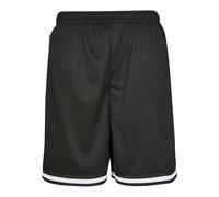 Urban Classics Premium Stripes Mesh Shorts Pantaloncini, Nero (Black 00007), 56 (Taglia Produttore: Medium) Uomo