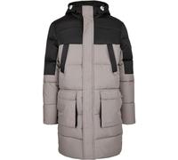 Urban Classics Puffer Parka Giacche, Asfalto/Nero, M Uomo