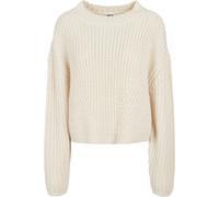 Urban Classics Felpa da donna Donna Wide Oversize Sweater Whitesand 5XL Bianco