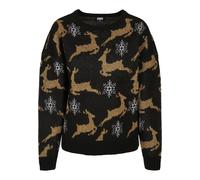Urban Classics Pullover marrone chiaro / nero / bianco Donna Urban Classics XL marrone chiaro / nero / bianco