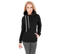 Urban Classics - Pullover Raglan High Neck Hoody, Felpa Donna, Nero (Schwarz), Medium (Taglia Produttore: Medium)