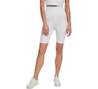 Urban Classics Radler-hose Ladies High Waist Cycle Shorts, Pantaloncini Da Yoga Donna, Bianca, L