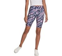 Urban Classics Radler-Hose Ladies Tie Dye Cycling Shorts Pantaloncini da Yoga, Darkshadow/Pink, S Donna