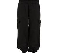 Urban Classics Ragazze Pantaloni cargo Ripstop UCK7221 110/116 Nero