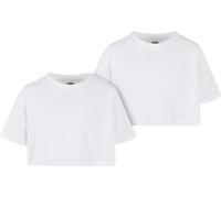 Urban Classics Ragazze Ragazze Kimono Tee 2-Pack UCK1555A 110/116 Bianco