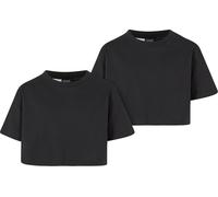 Urban Classics Ragazze Ragazze Kimono Tee 2-Pack UCK1555A 122/128 Nero