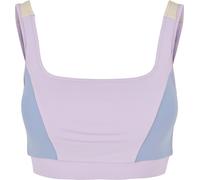 Urban Classics Reggiseno a blocchi di colore da donna Lilla/Violablu/Softseagrass XS Viola
