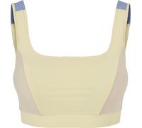 Urban Classics Reggiseno donna a blocchi di colore Softyellow/Softseagrass/Vablue L Giallo