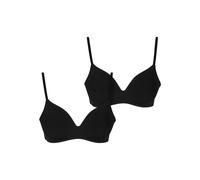 Urban Classics Reggiseno donna con ferretto Reggiseno donna Basic imbottito 2 pezzi TB7654A 70B Nero