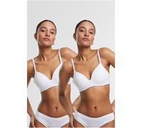 Urban Classics Reggiseno donna con ferretto Reggiseno donna Basic imbottito 2 pezzi TB7654A 75A Bianco