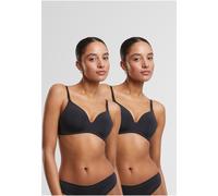Urban Classics Basic Padded Bra 2 Units Nero 85 / B Donna
