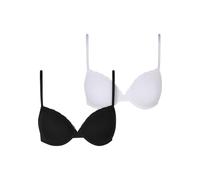Urban Classics Reggiseno nero / bianco Donna Urban Classics 75xA