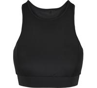 Urban Classics Reggiseno Tecnico da Donna con Collo Alto Sportivo, Nero, M