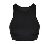 Urban Classics Reggiseno Tecnico da Donna con Collo Alto Sportivo, Nero, M