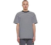 Urban Classics Regular Stripe Tee, T-Shirt Uomo, White/Black,