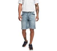 Urban Classics Pantaloncini Jeans Vestibilità Relaxed Denim Blu Destroyed Chiaro Taglia 30 Uomo
