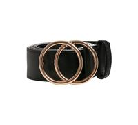 Urban Classics Ring Buckle Belt, Cintura, Nero (Black 00007), L