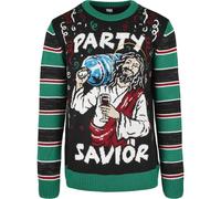 Urban Classics Salvatore Natale Sweater Maglia Pullover Ugly Natale Pullover