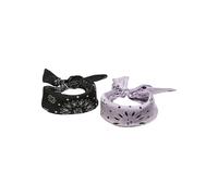 URBAN CLASSICS Scaldacollo, Set di 2 Bandane Satinate per Donna Uomo Bambini, Fazzoletto da Collo, Motivo Paisley, Disponibile in Diversi Colori