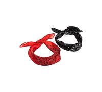 Bandana Urban Classics satin (x2) Noir TU