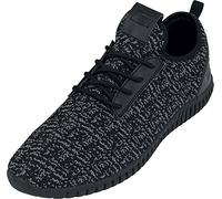 Urban Classics Scarpe da Runner Knitted Light, Ginnastica Uomo, Nero Grigio, 38 EU