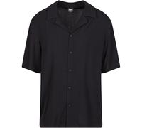 Urban Classics Sciolto Viscosa Maglietta Uomo Tempo Libero Halbarm-Hemd Bottoni