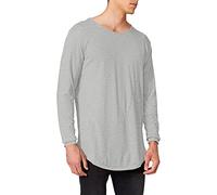 Urban Classics - Shaped Fashion Long Sleeve Tee, Maglia a maniche lunghe Uomo, Grigio (Grau), Small (Taglia Produttore: Small)