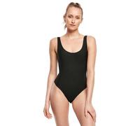 Urban Classics Body da Donna Shiny Rib Strato di Base, Nero, M