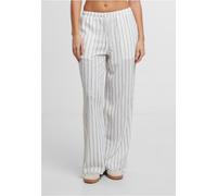 Urban Classics Signore Signore Strutturato Strisce Rilassato Fit Pantaloni TB7472 L Bianco