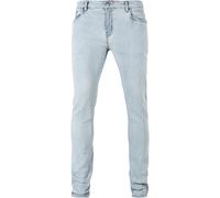 Urban Classics Slim Fit Zip Jeans Pantaloni Denim Stretch Slim-Fit 5P