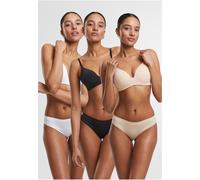 Urban Classics Slip Donna Donna Bonded Brasiliano 3-Pack TB7662B M Multicolore