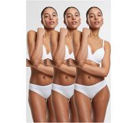 Urban Classics Slip Donna Donna Bonded Brasiliano 3-Pack TB7662B XL Bianco