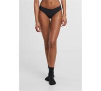 Urban Classics Slip Donna Donna Lasercut Brasiliano 3-Pack TB7663B XS Nero