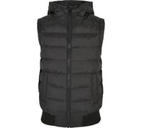 Urban Classics Ragazzi Boys Gilet con cappuccio Bubble Small Nero/Nero 110/116 Nero
