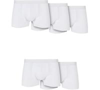 Urban Classics Solid Organic Cotton Boxer 5-Pack XXL Bianco