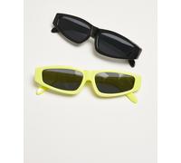 Urban Classics Sonocchiali da sole Occhiali da sole Lefkada 2-Pack Neongiallo/nero Giallo