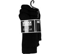 Urban Classics Tb1471-sport Socks 3-Pack Calzini, Nero, 38 Uomo