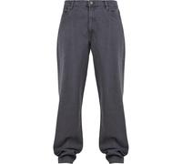 Urban Classics Straight Fit Denim Donna Jeans Grigio Scuro W34L32 100% Cotone Straight