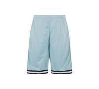 Urban Classics Stripes Mesh Shorts Pantaloncini, Oceanblue/Black/White, S Uomo