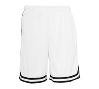 Urban Classics Stripes Mesh Shorts Pantaloncini, Whtblkwht, XXXXXL Uomo