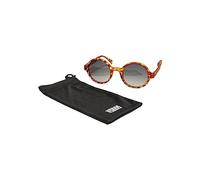 Urban Classics Sunglasses Retro Funk UC, Occhiali Unisex-Adulto, Marrone Leo/Verde, One Size